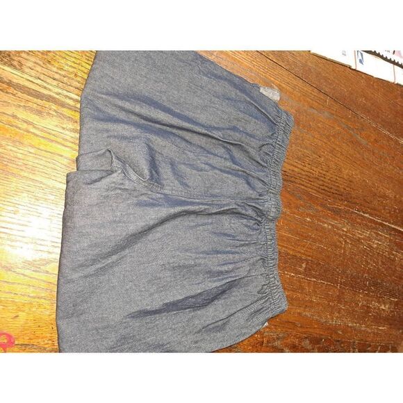 16P American Sweetheart Denim Blue Jean Cotton Capri Cuffed Hem Studded - Picture 5 of 5